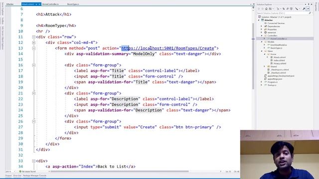 ASP.NET CORE Tutorial For Beginners 65 - Validate Anti Forgery Token смотреть онлайн