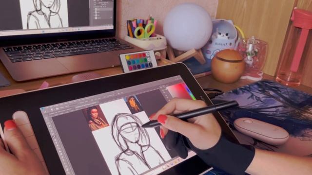 Lets draw a character/First sketch смотреть онлайн