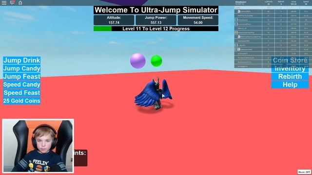 I CAN TOUCH THE SKY! ROBLOX ULTRA JUMPING SIMULATOR смотреть онлайн