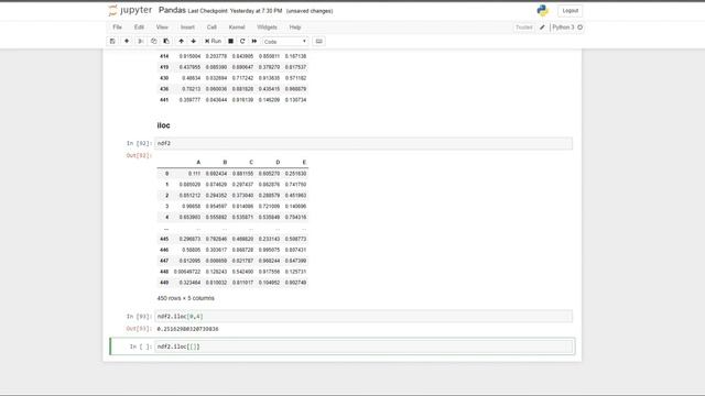 ILOC | Pandas Tutorial 21.0 смотреть онлайн