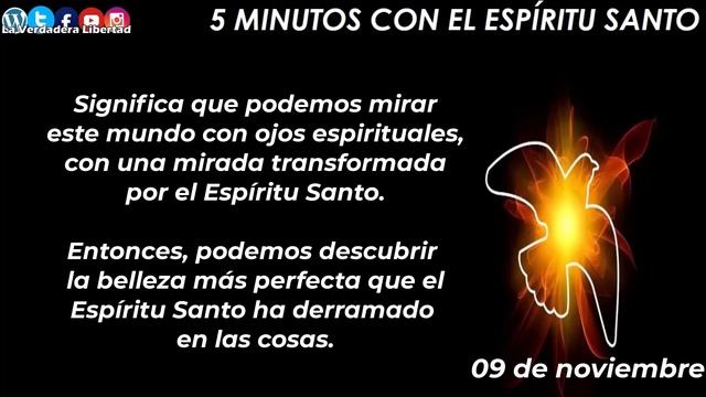 los 5 minutos con el Espíritu Santo 09 de noviembre смотреть онлайн