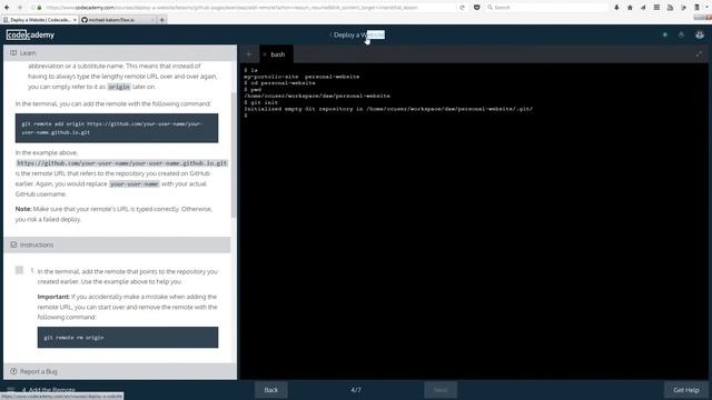 Deploy a Website - (last) lesson #3: Using GitHub смотреть онлайн