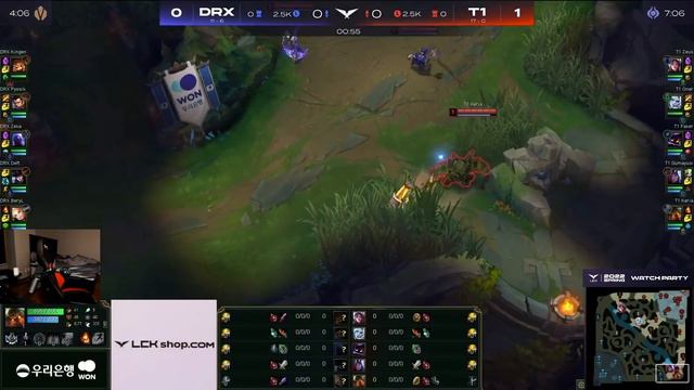 LS | 18-0 T1 PERFECT SPLIT Ft.M0xy | T1 Vs DRX