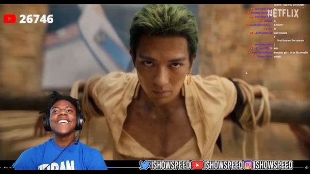Speed reacts to One piece Live Action Trailer!! смотреть онлайн
