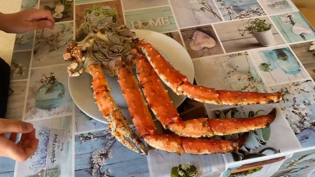 Пробуем мясо Камчатского краба на Кольском полуострове. смотреть онлайн