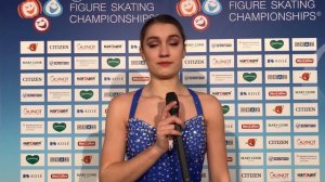 Interview: Alexia Paganini (SUI) | ISU European Figure Skating Championships | #EuroFigure