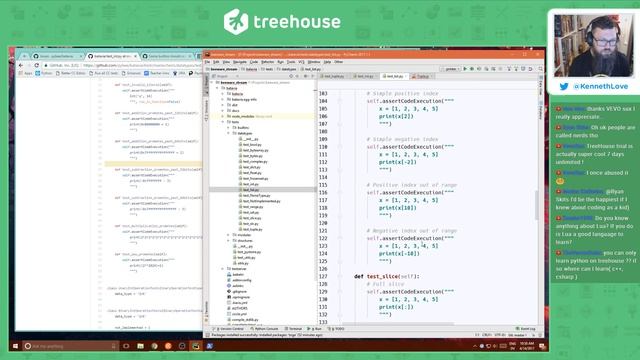 Treehouse LiveCoding: BeeWare and Tkinter смотреть онлайн