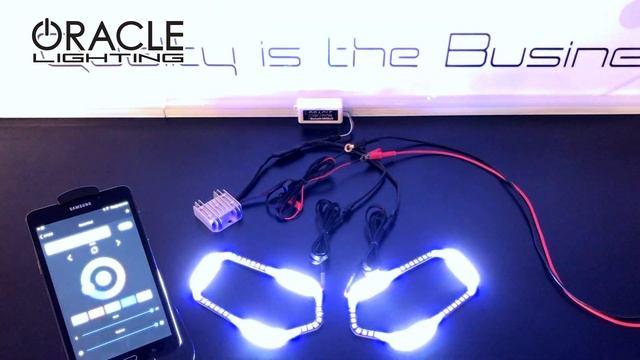 Polaris RZR Dynamic RGBW Headlight Halo Kit by ORACLE Lighting смотреть онлайн