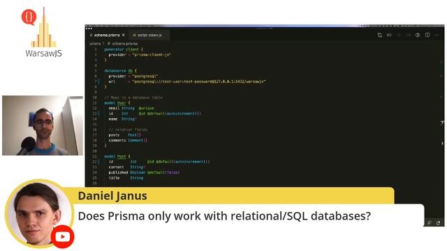 Daniel Norman - Rapid and type-safe Node.js development with Prisma смотреть онлайн