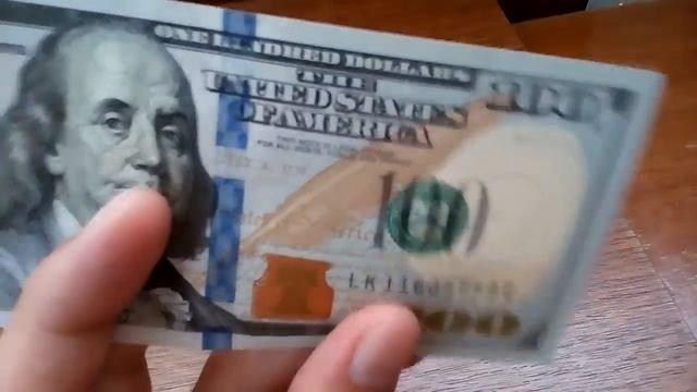 Как выглядит новая 100 долларовая купюра смотреть онлайн