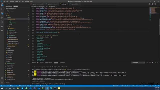 CKEditor 5 Add plugin in Custom Build in Angular 10 | Online Custom Builder смотреть онлайн