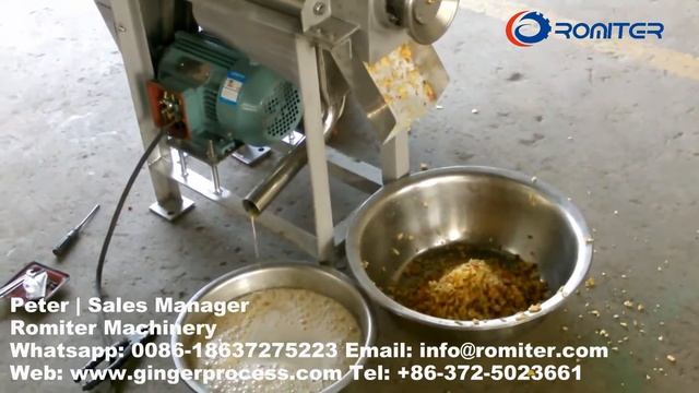 Машина для извлечения соковыжималки для измельченного имбиря смотреть онлайн