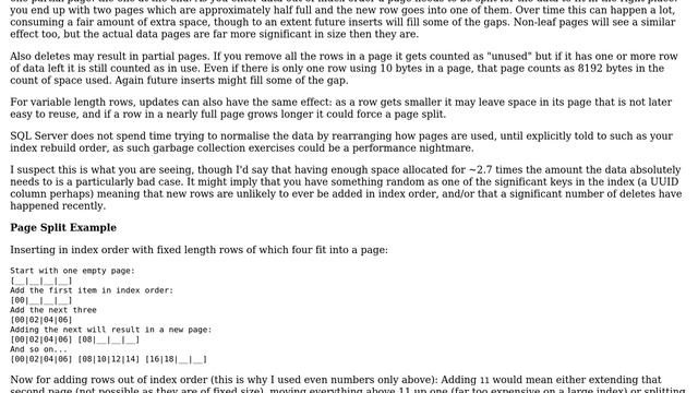 Databases: rebuild on clustered index, why does datasize shrink? (3 Solutions!!) смотреть онлайн