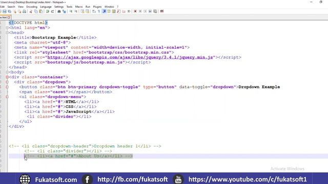 Bootstrap Dropdown смотреть онлайн