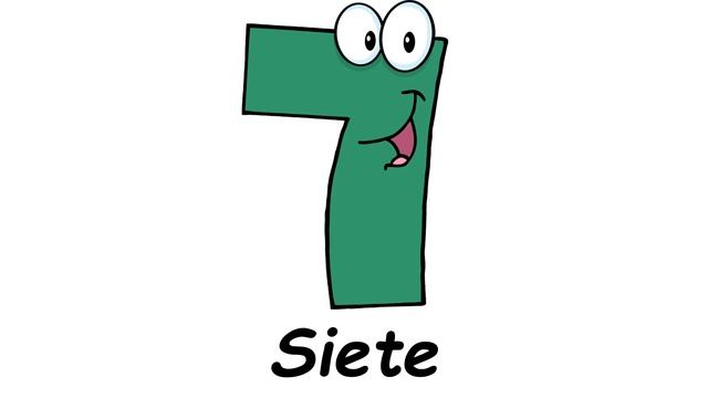 Spanish Lesson - NUMBERS 1-10 - Los Números Del 1 Al 10 - Compter Jusqu'à 10 En Espagnol