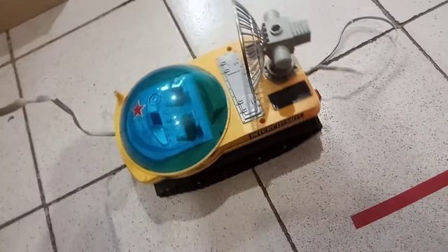 Планетоход Интеркосмос. Электромеханическая игрушка СССР. Видео работы!!! смотреть онлайн