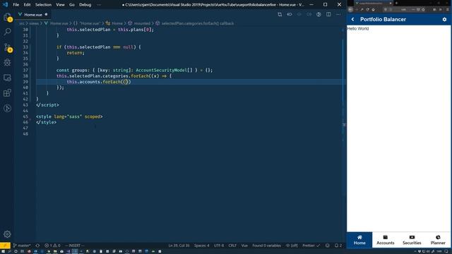 Displaying The Securities On The Home Screen #43 - Vue Projects смотреть онлайн