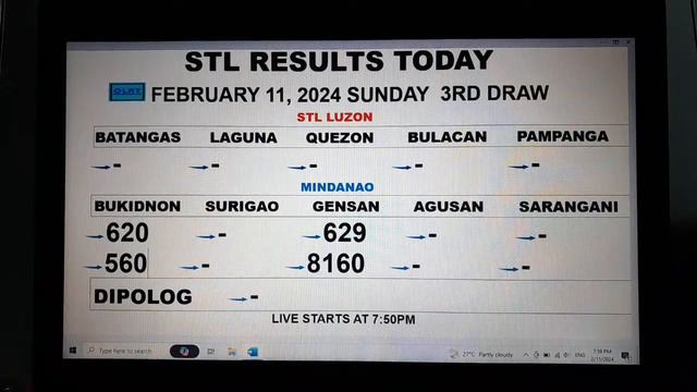 Stl results today 3RD DRAW February 11, 2024 8pm stl swer3 смотреть онлайн