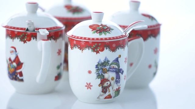 Видеообзор товаров ТМ Millimi: Новогодняя Заварочная кружка (Арт.820-072) смотреть онлайн