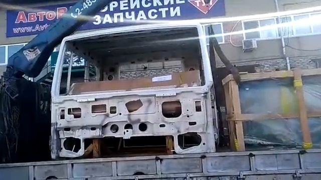 Отправка новой грузовой кабины в сборе на Дэу Новус смотреть онлайн