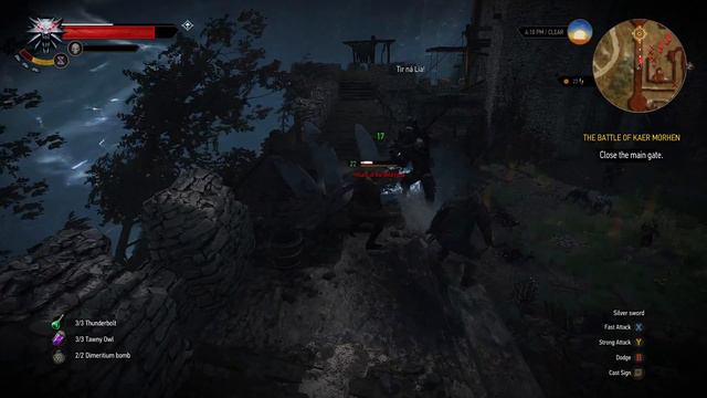 The witcher 3 (pc max settings) (wild hunt fight) смотреть онлайн
