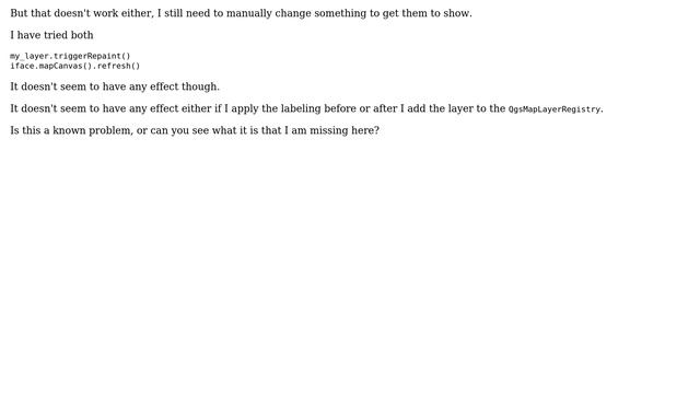 GIS: How to get labels to show from a python plugin in QGIS? (2 Solutions!!) смотреть онлайн