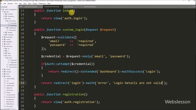 Laravel Project on Visitor Management System - Custom Login Logout - 5 смотреть онлайн