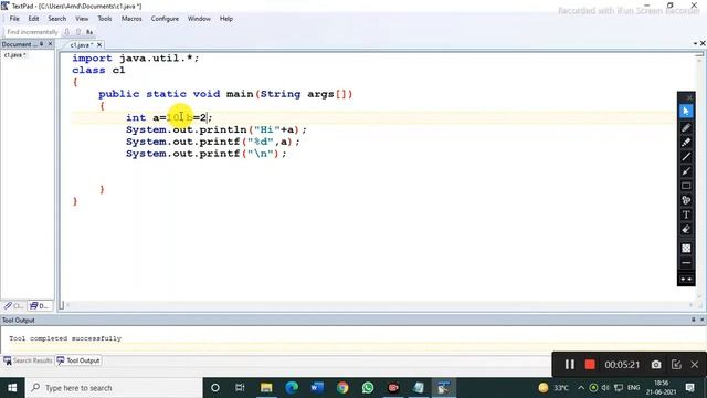 Use of printf( ) in Java смотреть онлайн