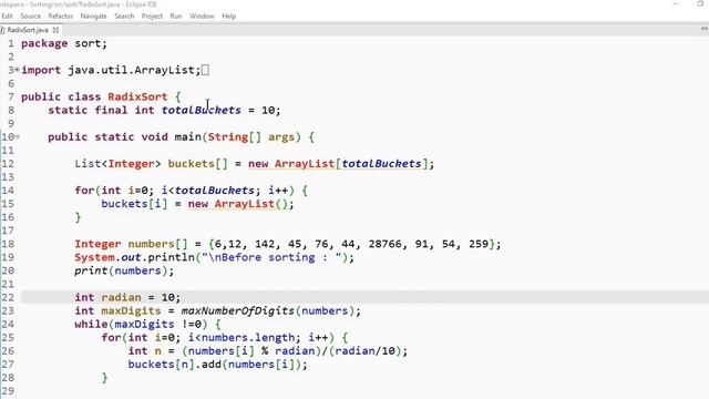 Radix Sort (6/10) смотреть онлайн