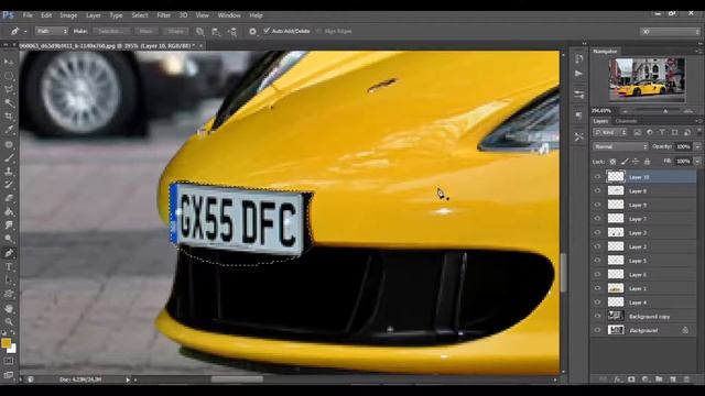 Porsche Carrera GT (black&yellow) Photoshop Render смотреть онлайн
