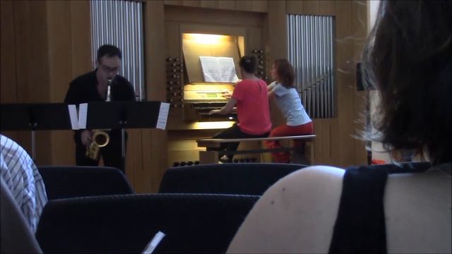 Thierry ESCAICH, Tanz Fantasie for saxophone and organ, duo SCIROCCO смотреть онлайн