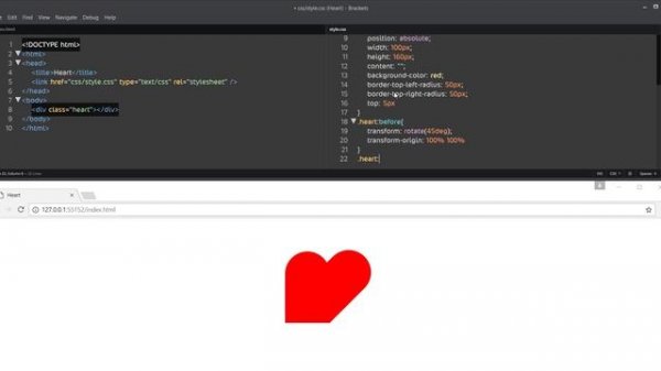 How To Draw Heart in HTML