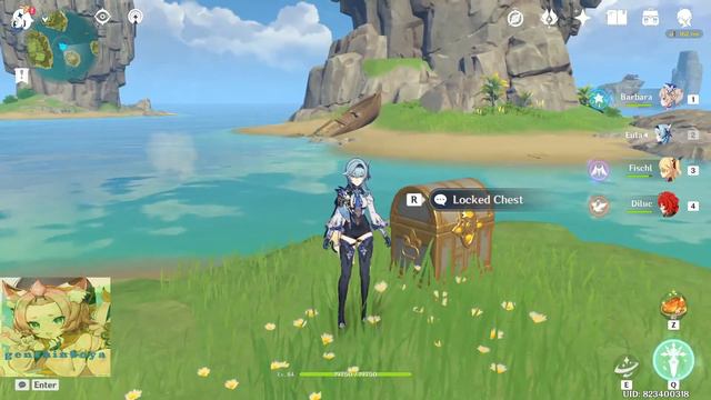 Password to unlock chest in genshin impact (FREE PRIMOGEMS!) They Who Hear the Sea Quest Guide смотреть онлайн