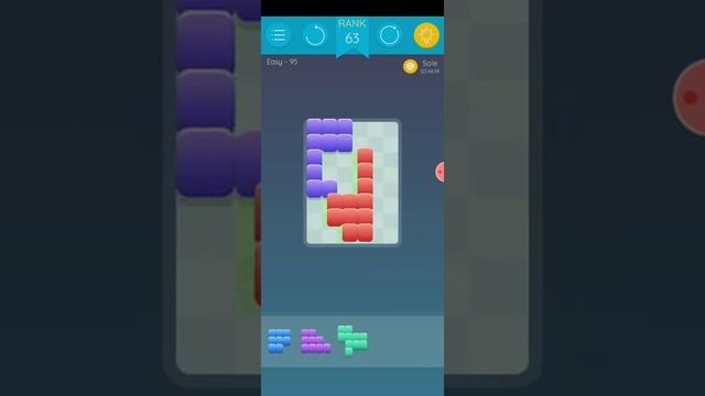 Block puzzle (classic easy level 95) смотреть онлайн