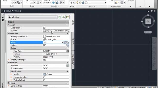 AutoCAD MEP 2013 Routing Preferences on System Definitions смотреть онлайн