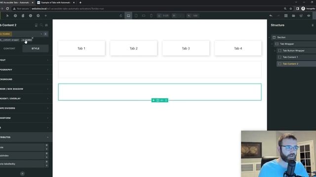 Accessible Tabs With Bricks Builder смотреть онлайн