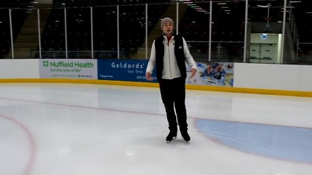 Learn to Ice Skate - Hockey Stop The Easy Way For beginners! смотреть онлайн