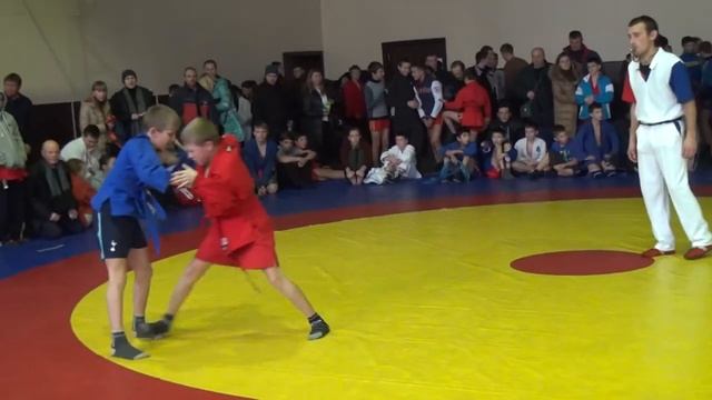 Клепальский - Ковбасюк. -35 кг. 6 декабря. Чемпионат Киева по борьбе самбо смотреть онлайн