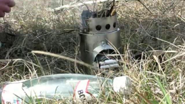 Печка с турбо поддувом на вентиляторе "печка Бонда" - тест. Первый розжиг. смотреть онлайн