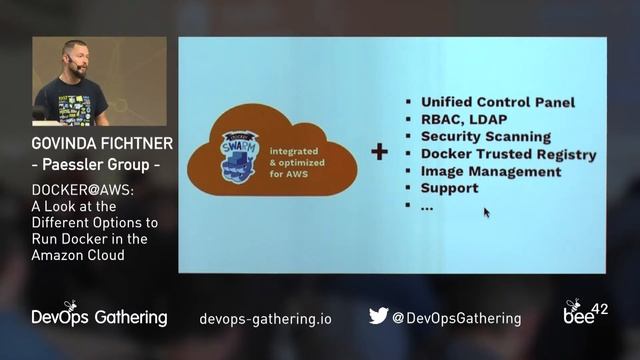 DOCKER@AWS - a look at the different options to run Docker in the Amazon Cloud by Govinda Fichtner смотреть онлайн