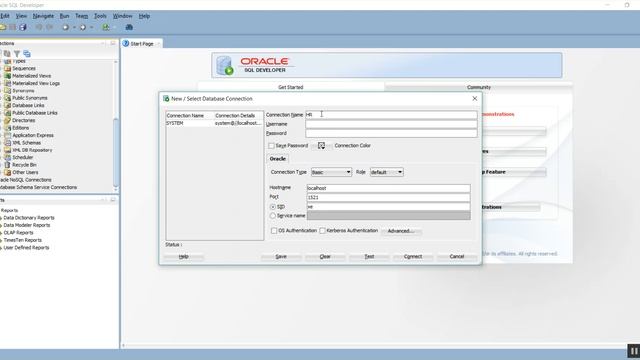 Oracle 11g Xpress - Unlock HR account смотреть онлайн