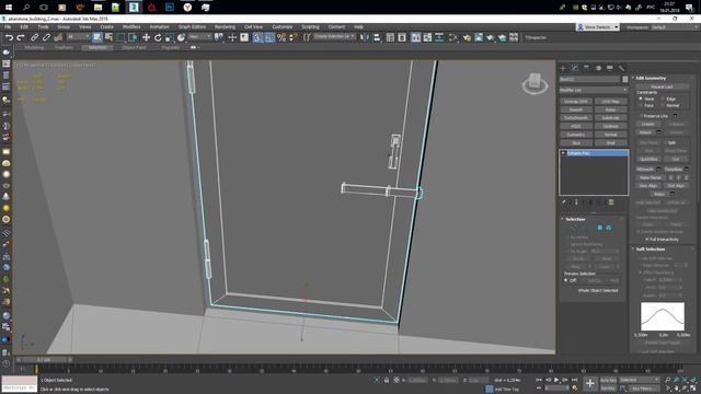 3Ds Max - Моделирование дома #3 - Забор и двери смотреть онлайн