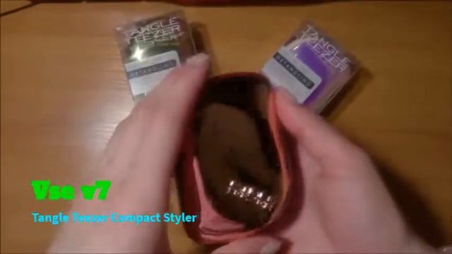 Щітка Tangle Teezer Compact Styler Rose Gold Black- НОВИНКА- Обзор. смотреть онлайн