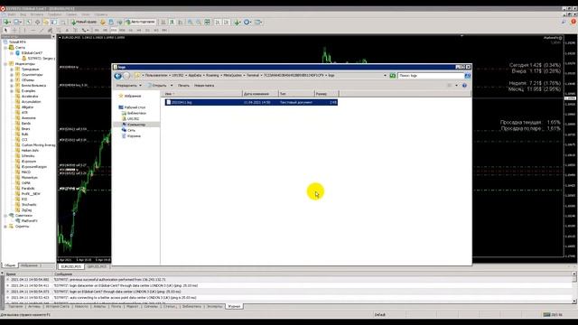 Как очистить торговые логи в терминале MT4 смотреть онлайн