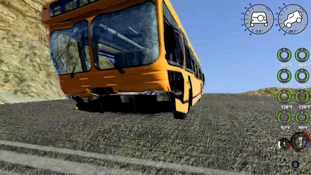 BeamNG | Buses vs Stairs смотреть онлайн