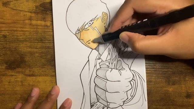 Simple MASHLE Drawing смотреть онлайн