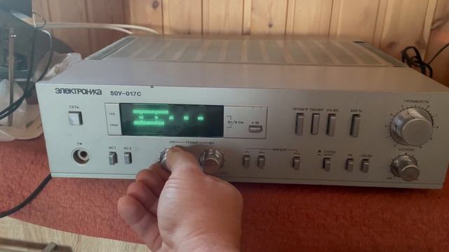 Электроника 50У-017 после замены конденсаторов смотреть онлайн