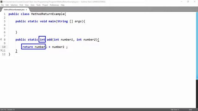 Java Beginners Tutorials #28 Method with Return Type смотреть онлайн