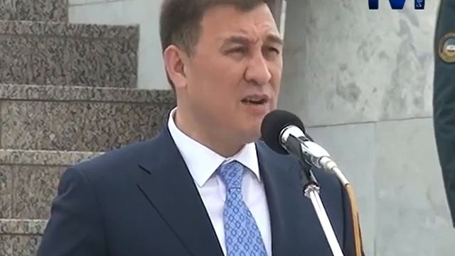 4-го июня карагандинцы отметили 25-летний юбилей государственных символов.