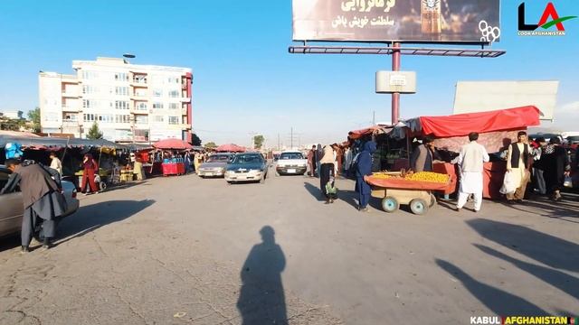 Walk Tour Afghanistan | 4K Walking Around Capital Kabul | ??